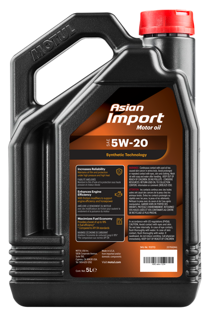 MOTUL ASIAN IMPORT 5W-20