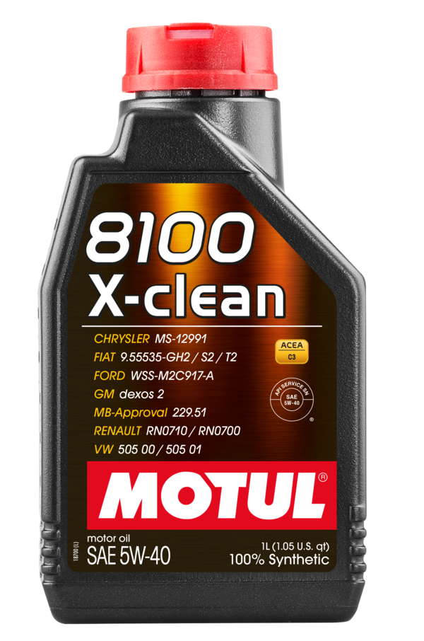 MOTUL 8100 X-CLEAN 5W-40