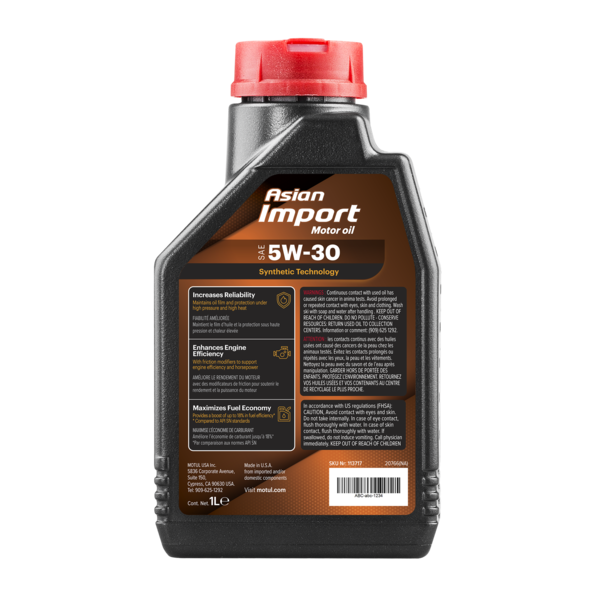 MOTUL ASIAN IMPORT 5W-30