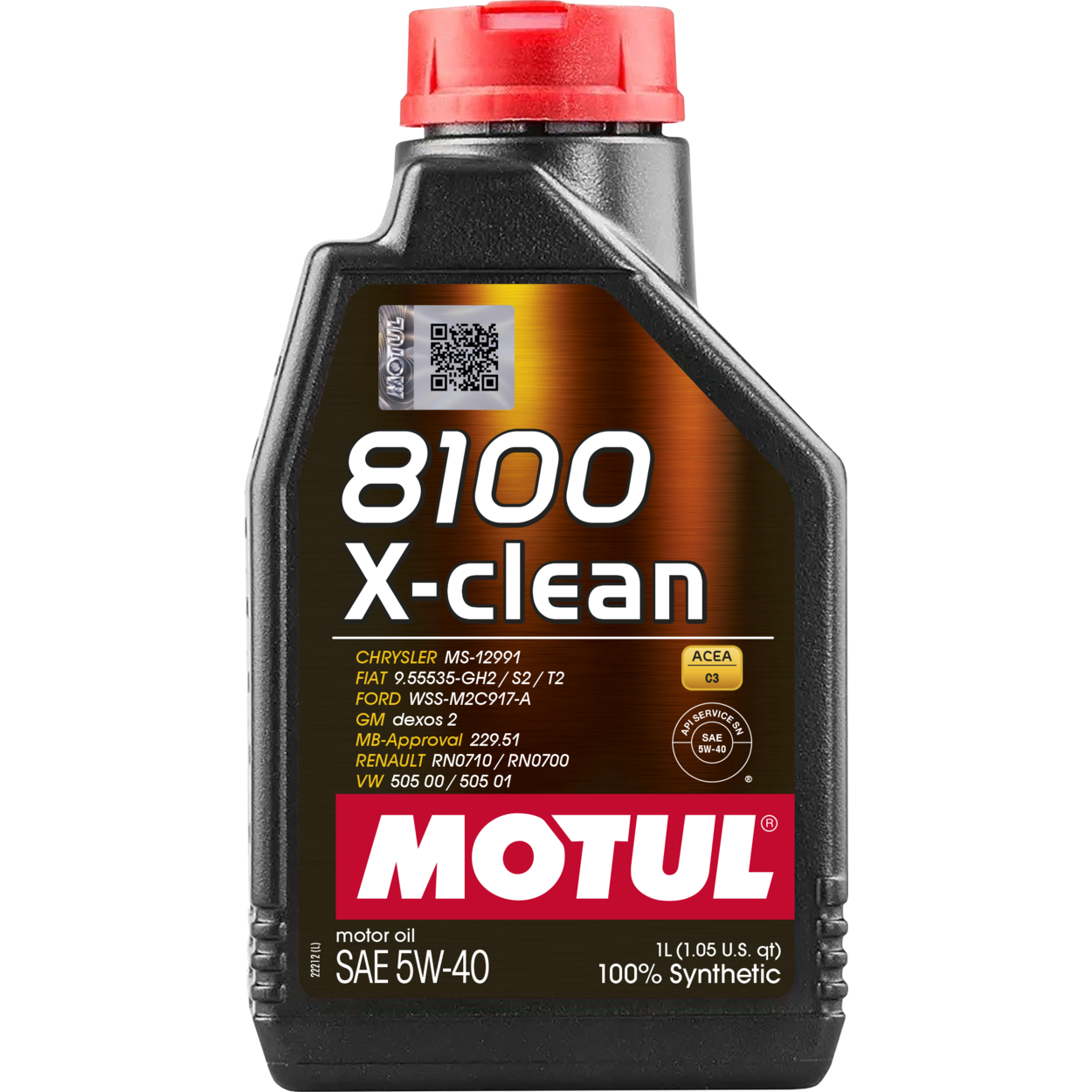 MOTUL 8100 X-CLEAN 5W-40