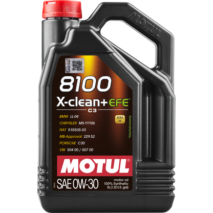 MOTUL 8100 X-CLEAN+ EFE 0W-30