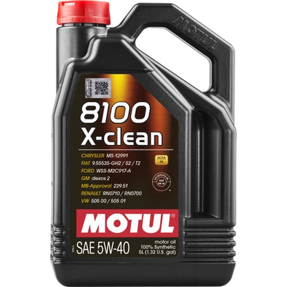 MOTUL 8100 X-CLEAN 5W-40